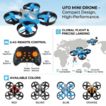 Mini Remote Control Quadcopter – Compact RC Flying Drone for Indoor Fun (Item #MG-QC-301)