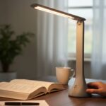 LED Folding Desk Lamp – Touch Activated USB Powered Portable Light