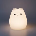 Color Changing Cat Lamp Night Light – Soft Mushy Silicone Mood Light