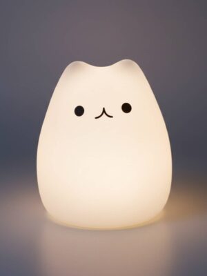 Color Changing Cat Lamp Night Light – Soft Mushy Silicone Mood Light