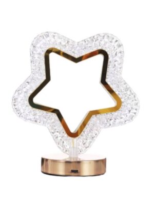 Rechargeable LED Crystal Lamp – 3000K–7000K Acrylic Touch Light