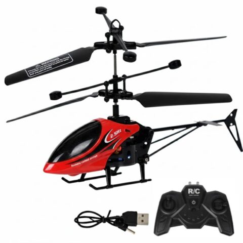 Mini Remote Control Helicopter for Indoor Flying – 2-Channel RC Toy for Kids